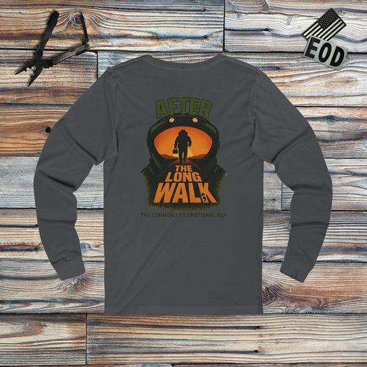 K-Factor Supply Co After the Long Walk (Back Print) Long Sleeve S / Asphalt