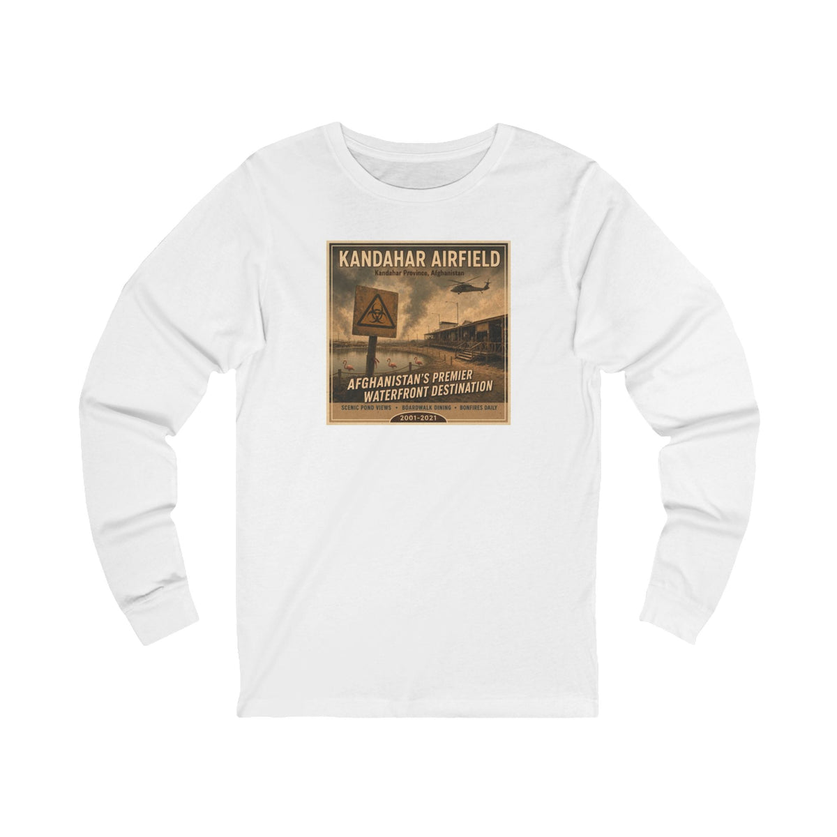 K-Factor Supply Co Kandahar Travel (Long Sleeve) T-Shirt S / White