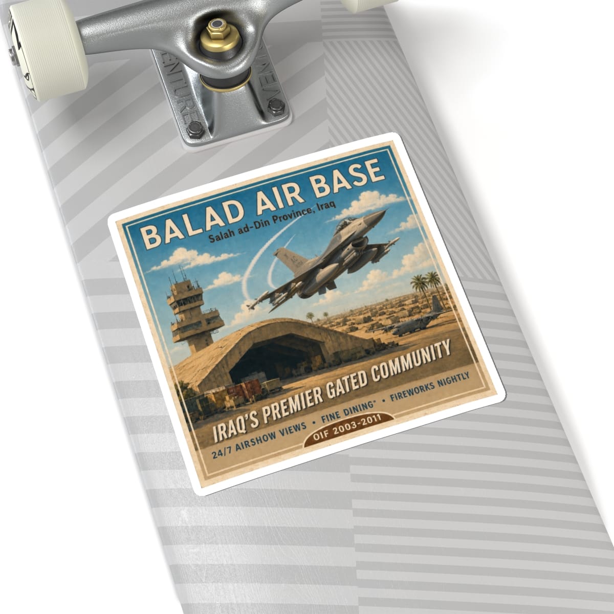K-Factor Supply Co Balad AB Travel Sticker