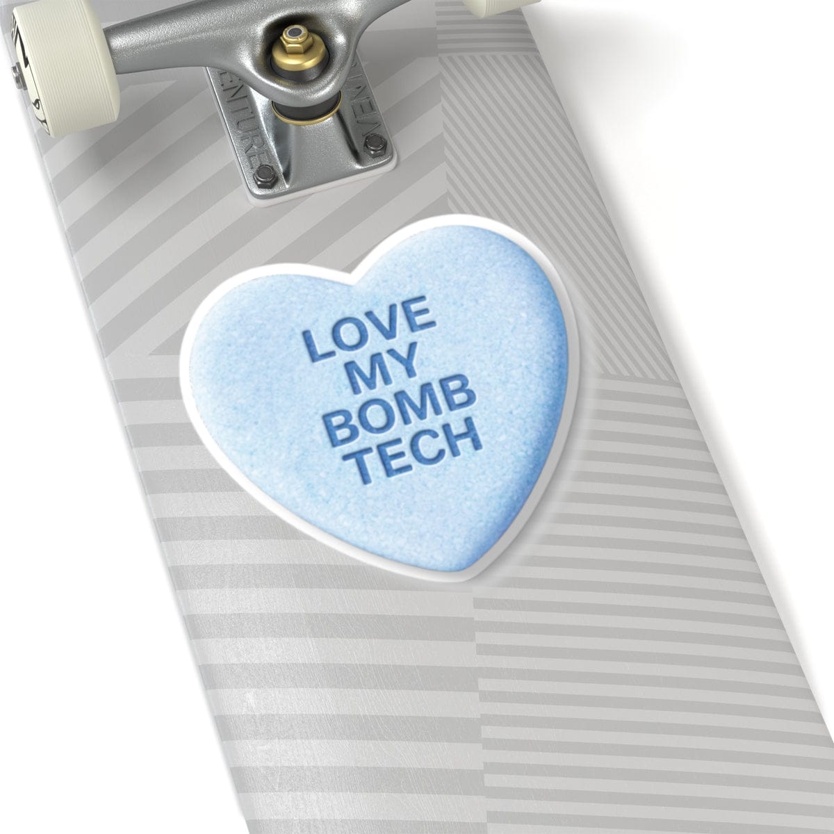 K-Factor Supply Co Candy Heart (Blue) Sticker