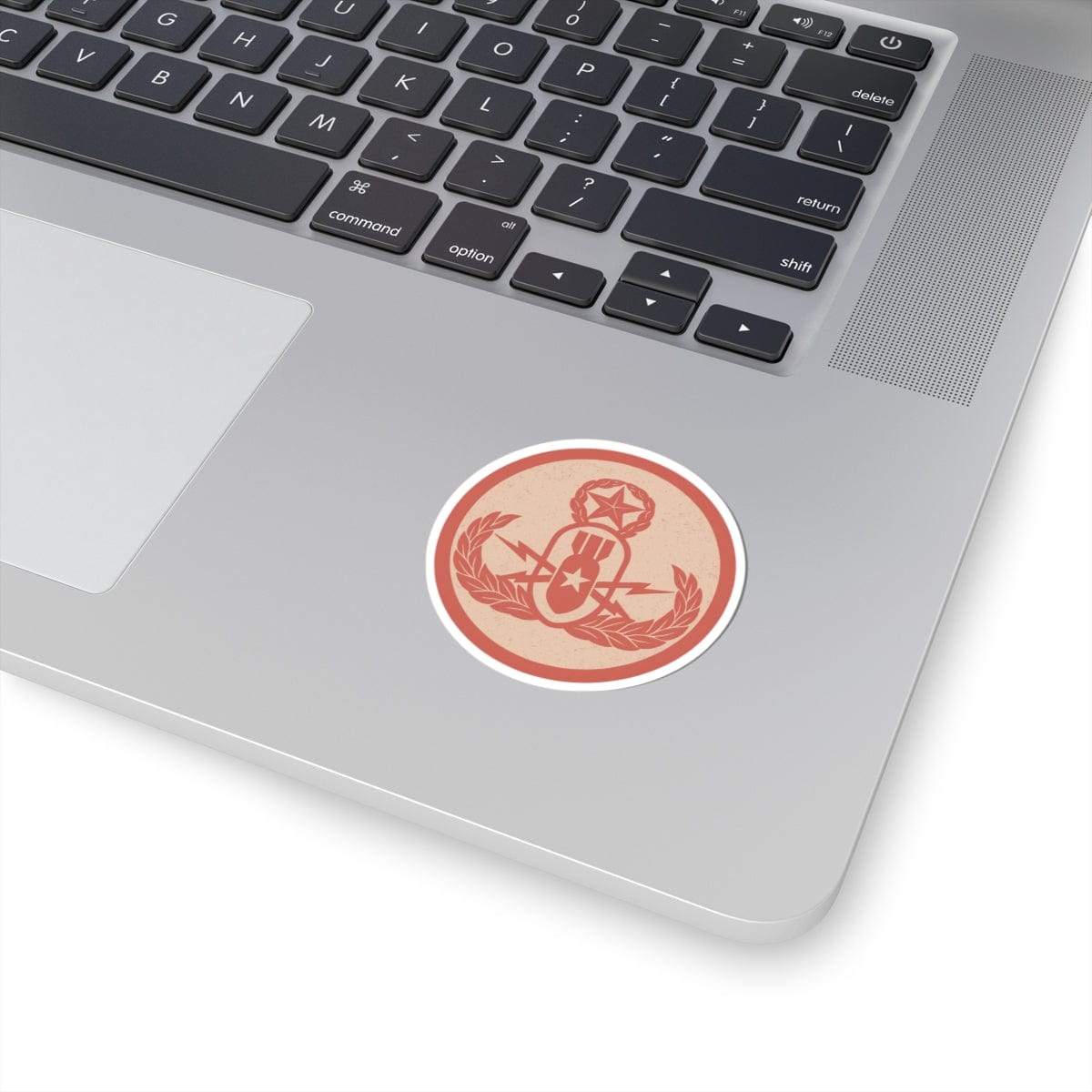 K-Factor Supply Co Crab Icon (Coral) Sticker