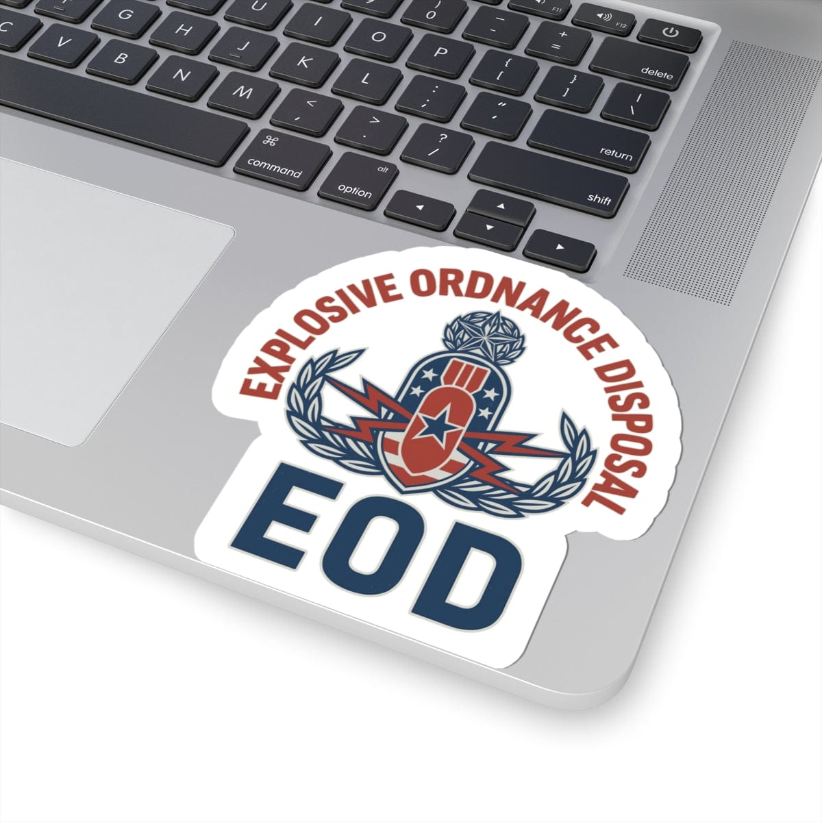 K-Factor Supply Co Red White and Boom Sticker