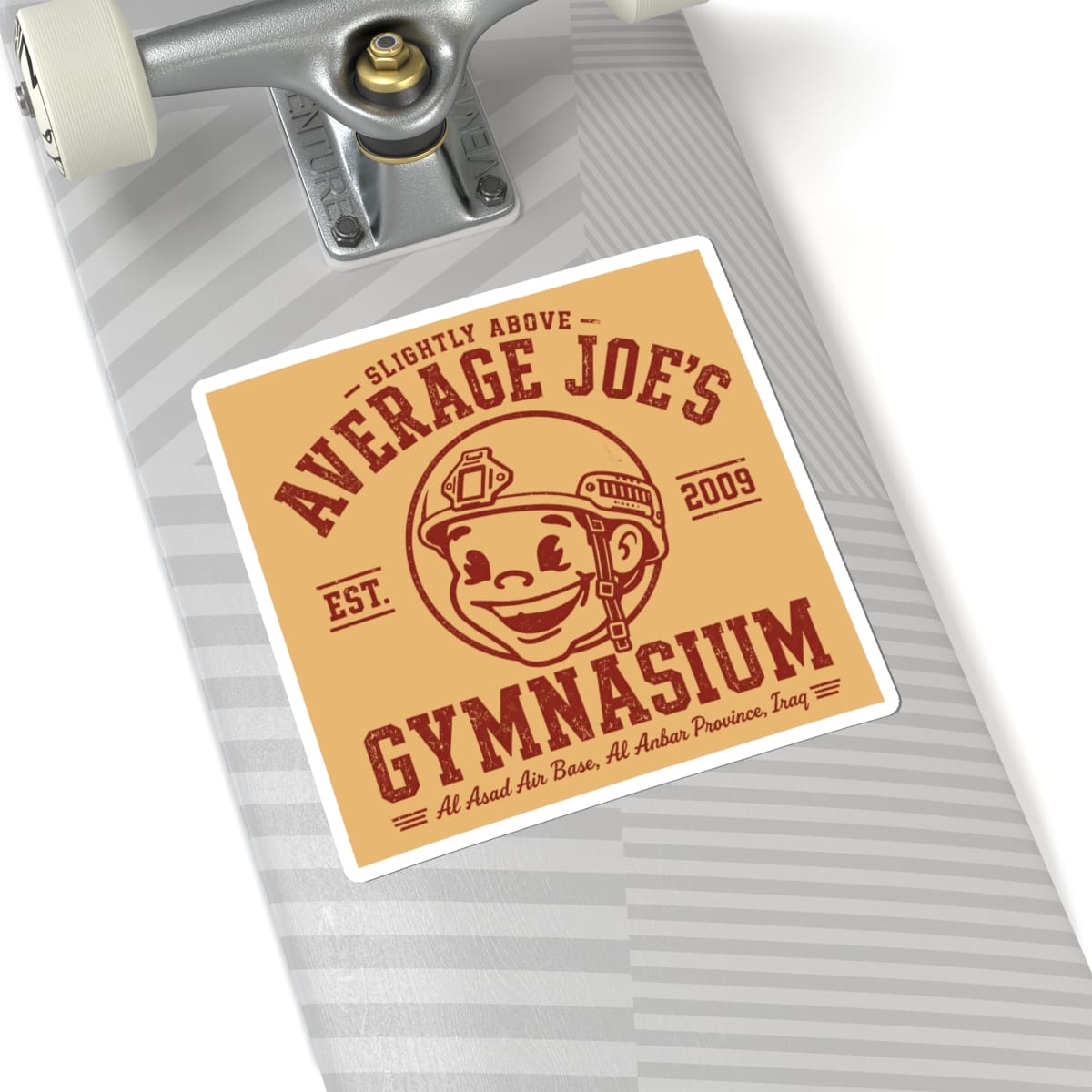 K-Factor Supply Co Slightly Above Average Joe's Gym Sticker