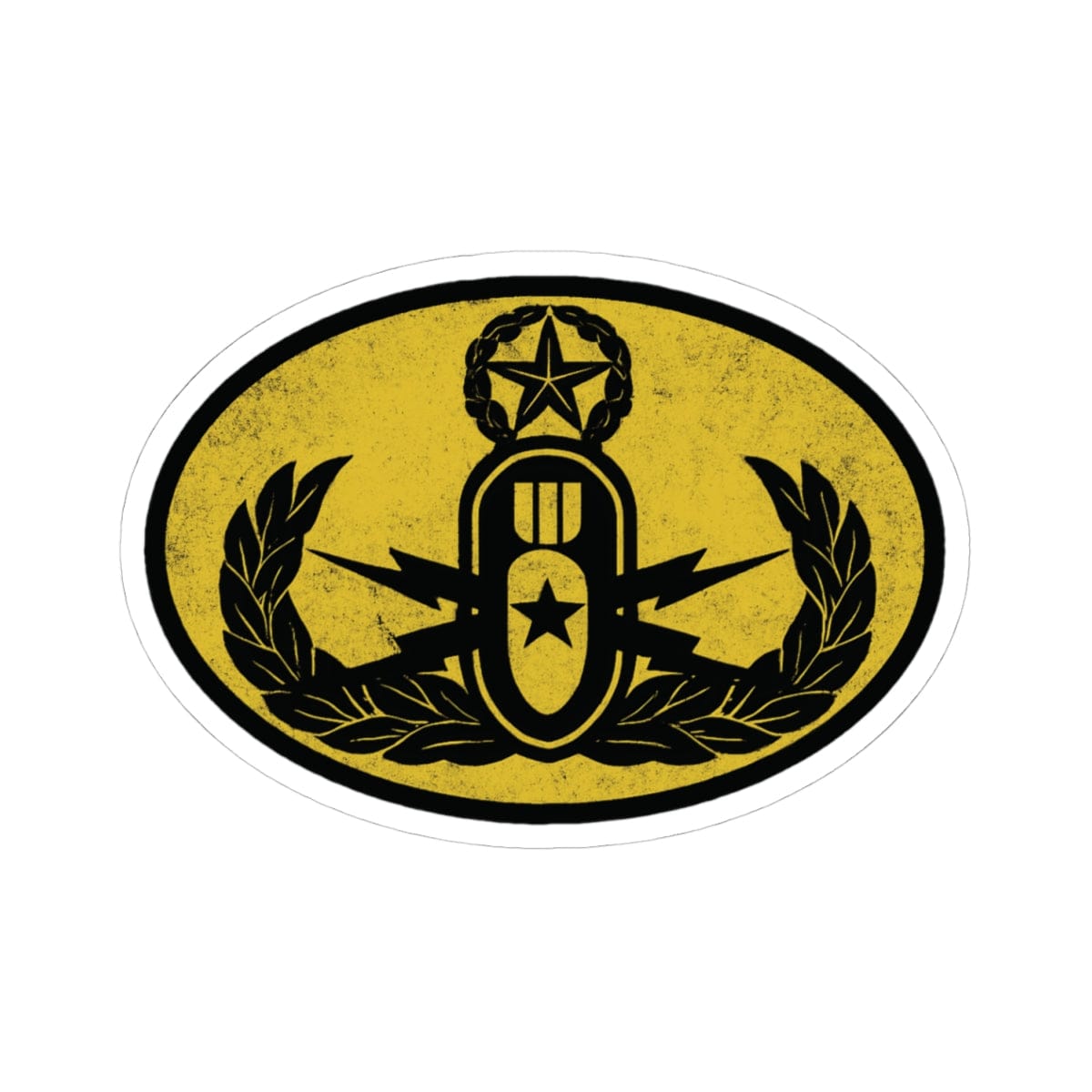 K-Factor Supply Co Vigilante Tech Sticker 4" × 4"