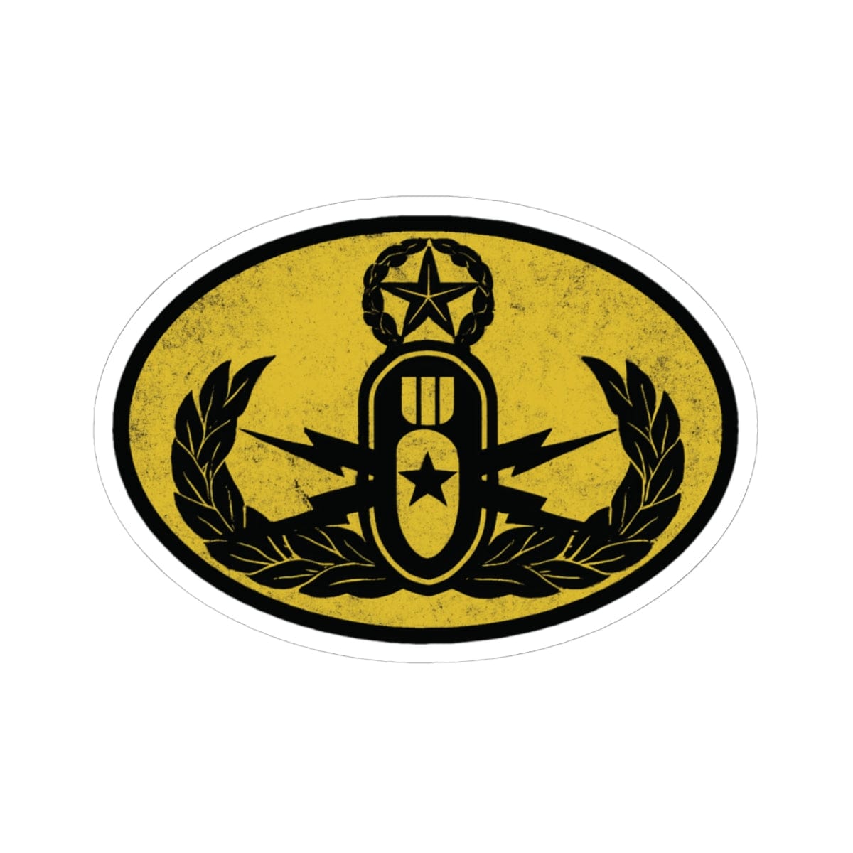 K-Factor Supply Co Vigilante Tech Sticker 6" × 6"