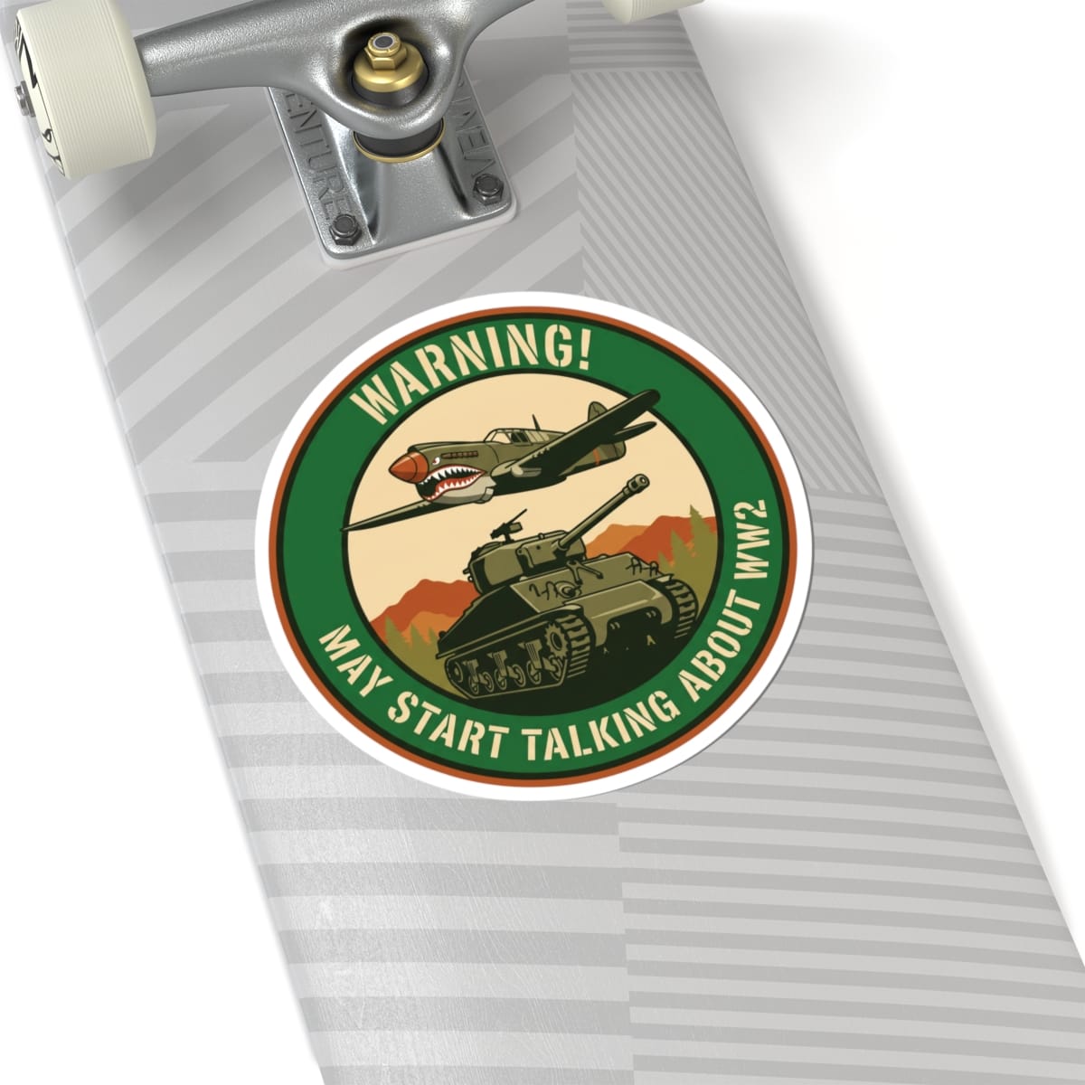K-Factor Supply Co Warning - WW2 Buff Mk 3 Sticker