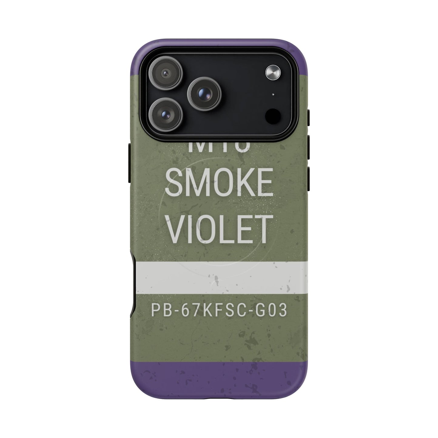 K-Factor Supply Co M18 Smoke (Violet) Tough Magnetic iPhone Case iPhone 17 Pro Max