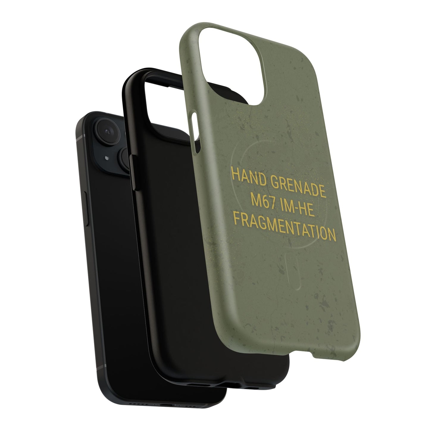 K-Factor Supply Co M67 IM-HE Frag Tough Magnetic iPhone Case