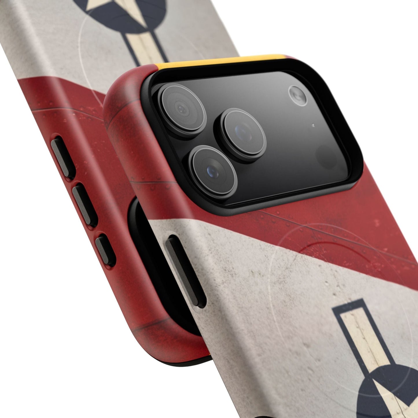 K-Factor Supply Co Red Tail Tough Magnetic iPhone Case