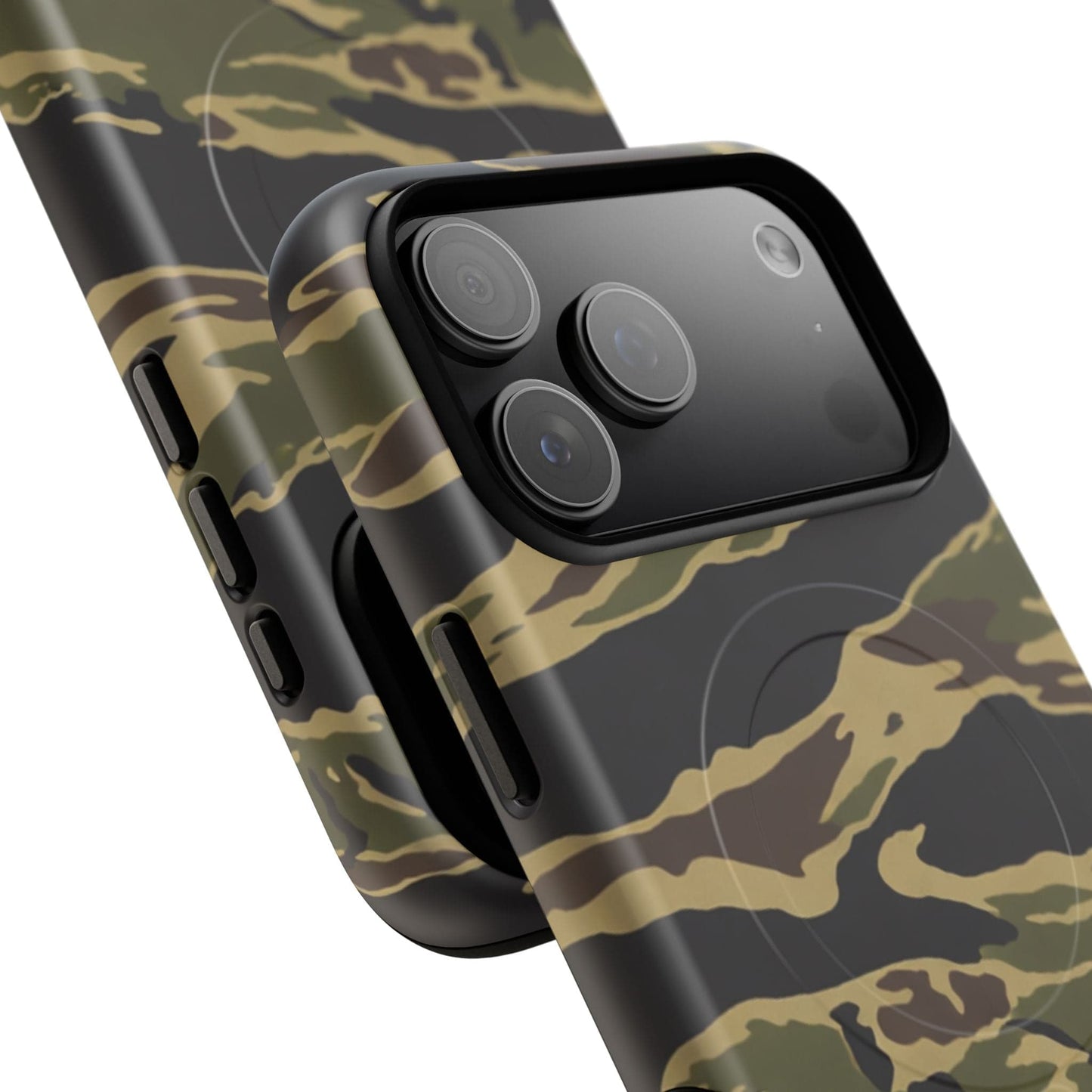 K-Factor Supply Co Tiger Stripe Camo Tough Magnetic iPhone Case