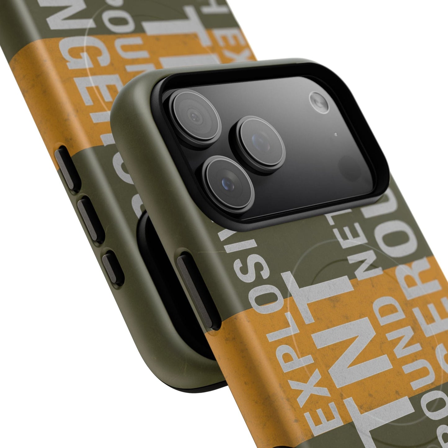 K-Factor Supply Co TNT Demo Block Tough Magnetic iPhone Case