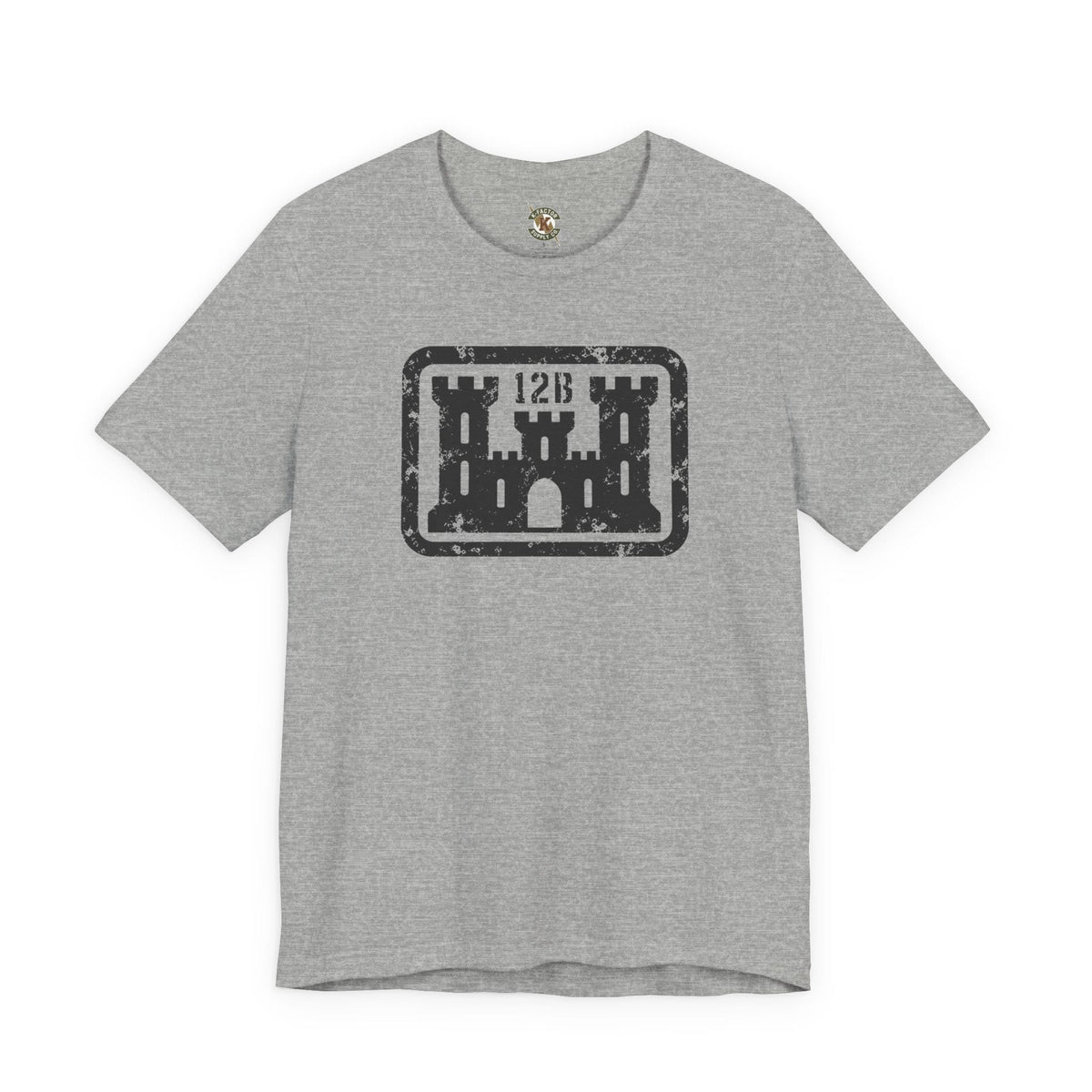 K-Factor Supply Co 12B Castle Mk 1 Mod 1 T-Shirt Athletic Heather / S