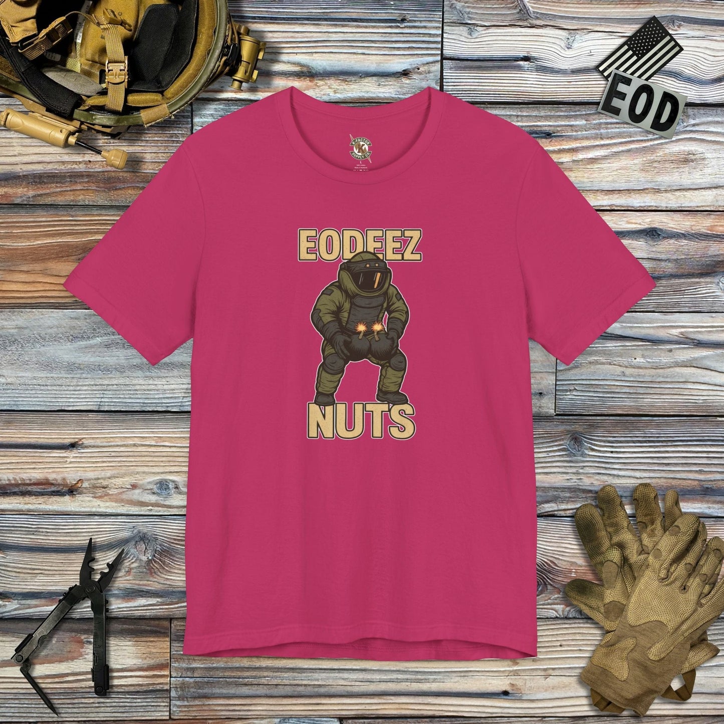 K-Factor Supply Co EODeez Nuts T-Shirt Berry / S