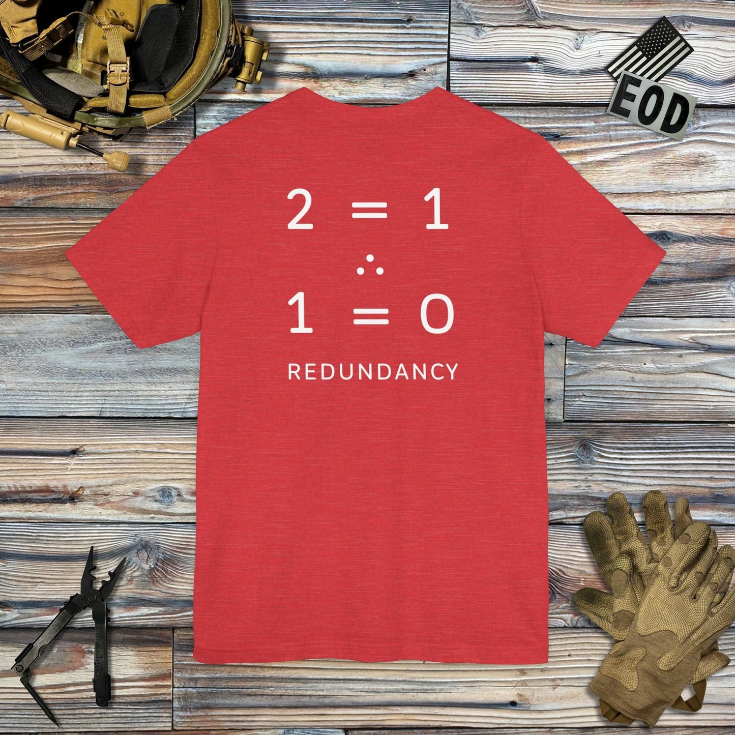 K-Factor Supply Co Redundancy (Back Print) T-Shirt