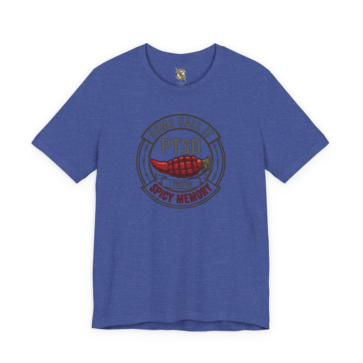K-Factor Supply Co Spicy Memory Mk 2 T-Shirt Heather True Royal / S