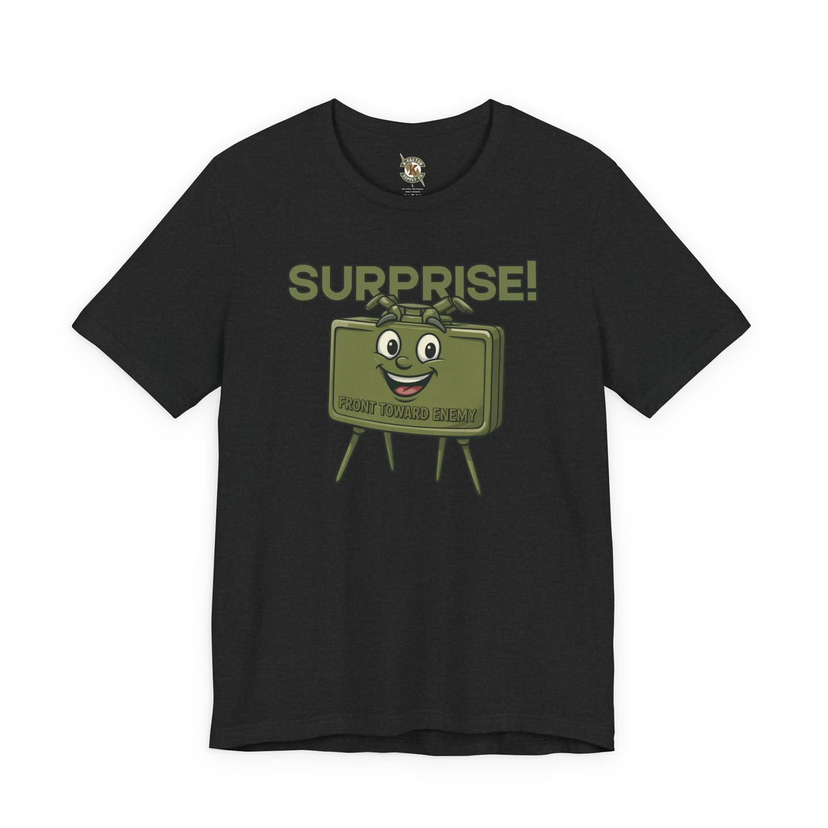 K-Factor Supply Co Surprise! T-Shirt Solid Black Blend / S