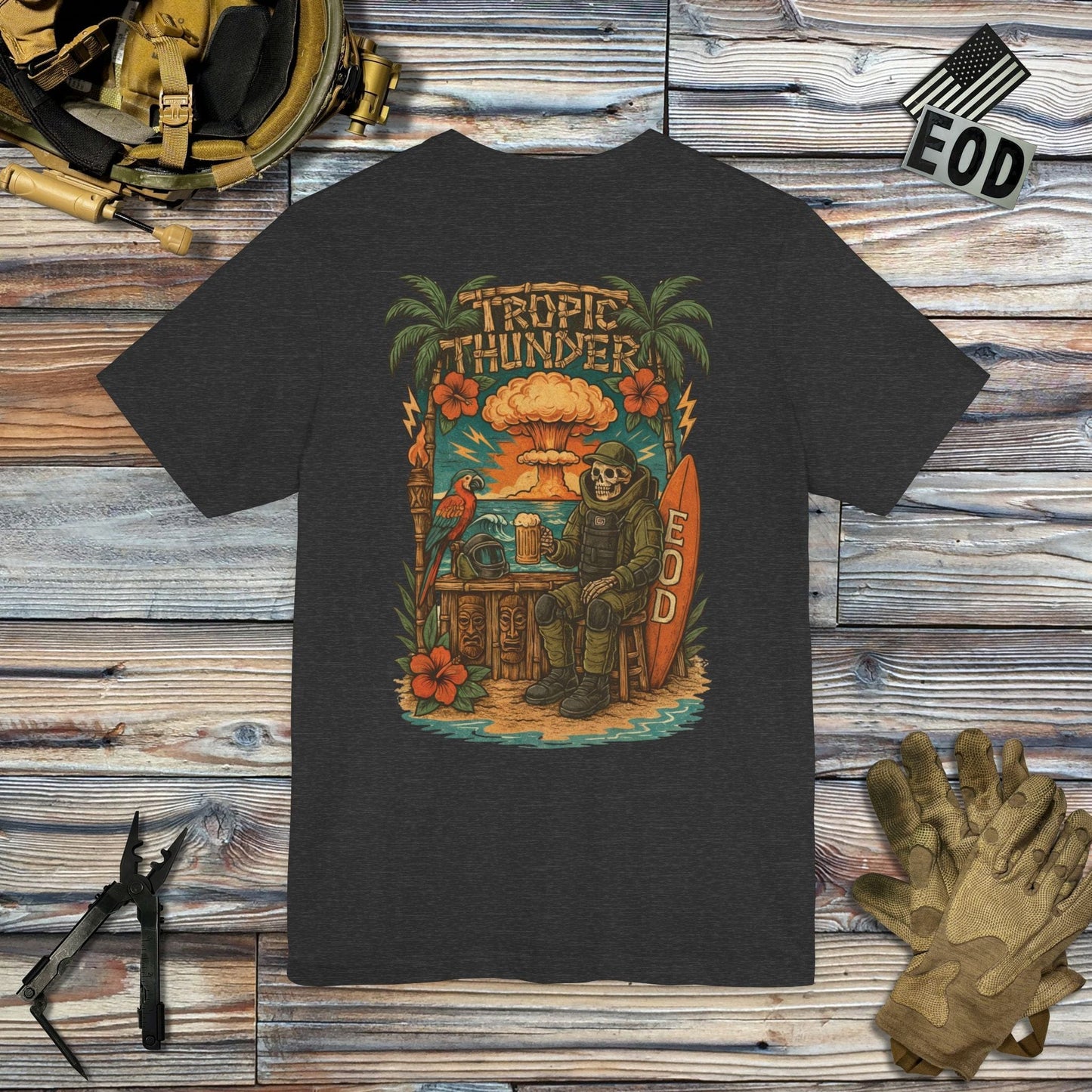 K-Factor Supply Co Tropic Thunder (Back Print) T-Shirt