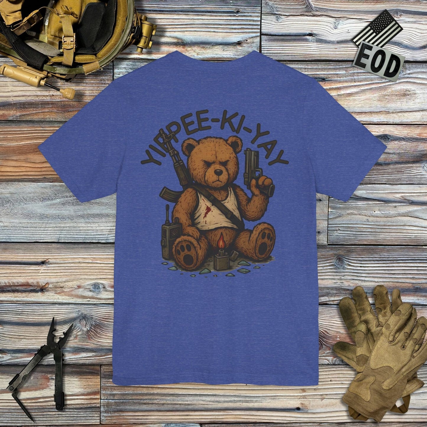 K-Factor Supply Co Yippee-Ki-Yay (Back Print) T-Shirt