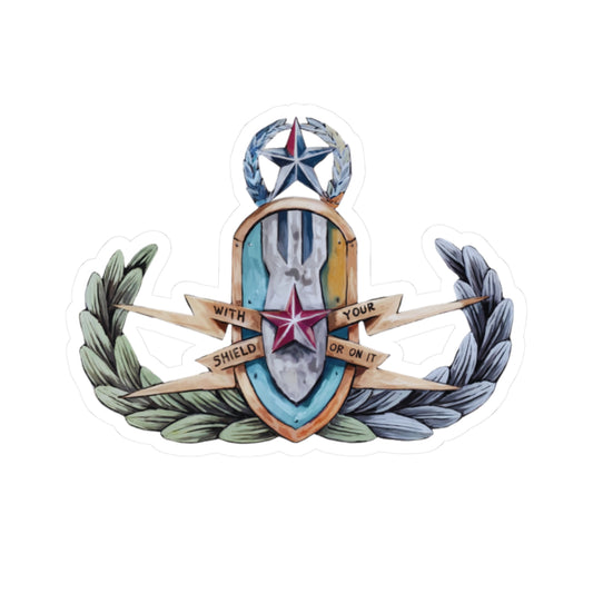With your Shield Sticker