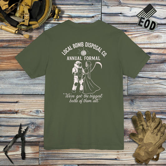 Bomb Disposal Formal (Back Print) T-Shirt