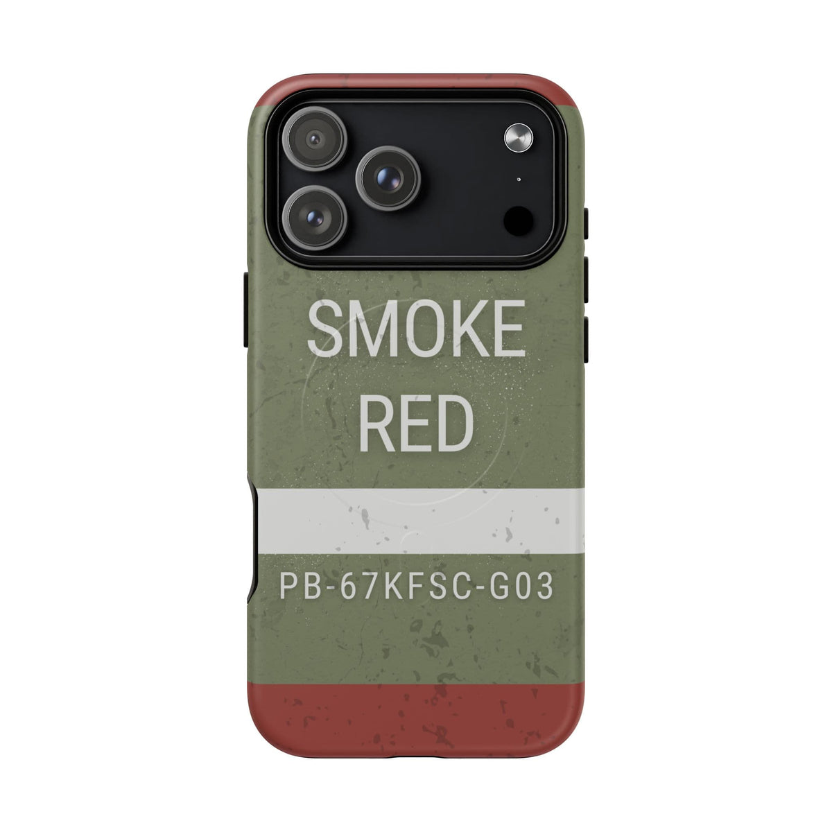 M18 Smoke (Red) Tough Magnetic iPhone Case
