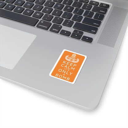 Keep Calm (Orange) Sticker