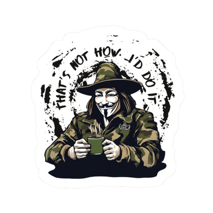 What the Fawkes Says Mk 1 Sticker