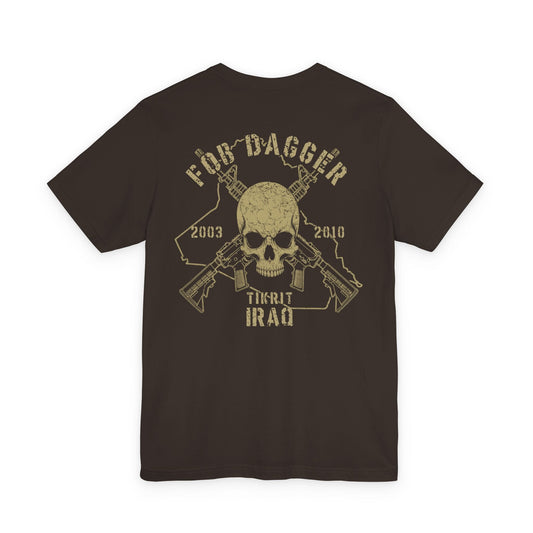 FOB Dagger - Skull & Carbines (Back Print) T-Shirt