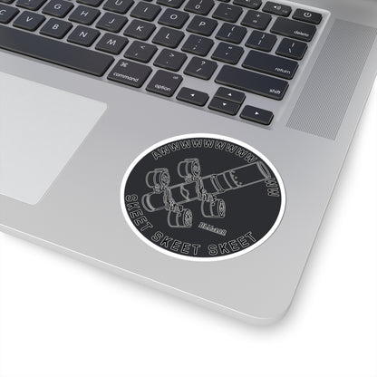 Skeet Skeet Skeet (Black) Sticker