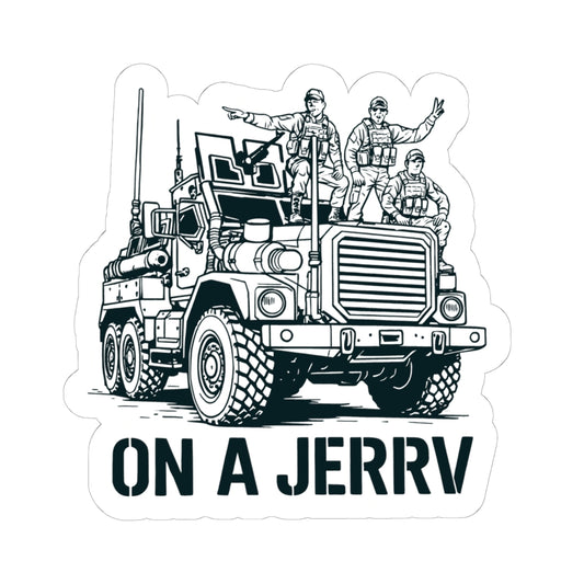 On a JERRV Sticker