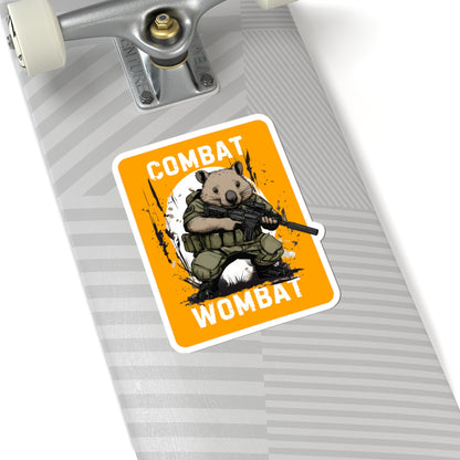 Combat Wombat Sticker