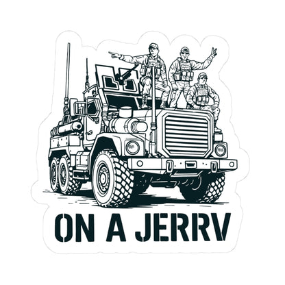 On a JERRV Sticker