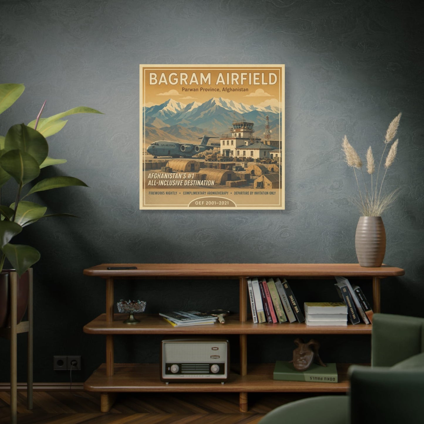 Bagram Travel Canvas Wall Art