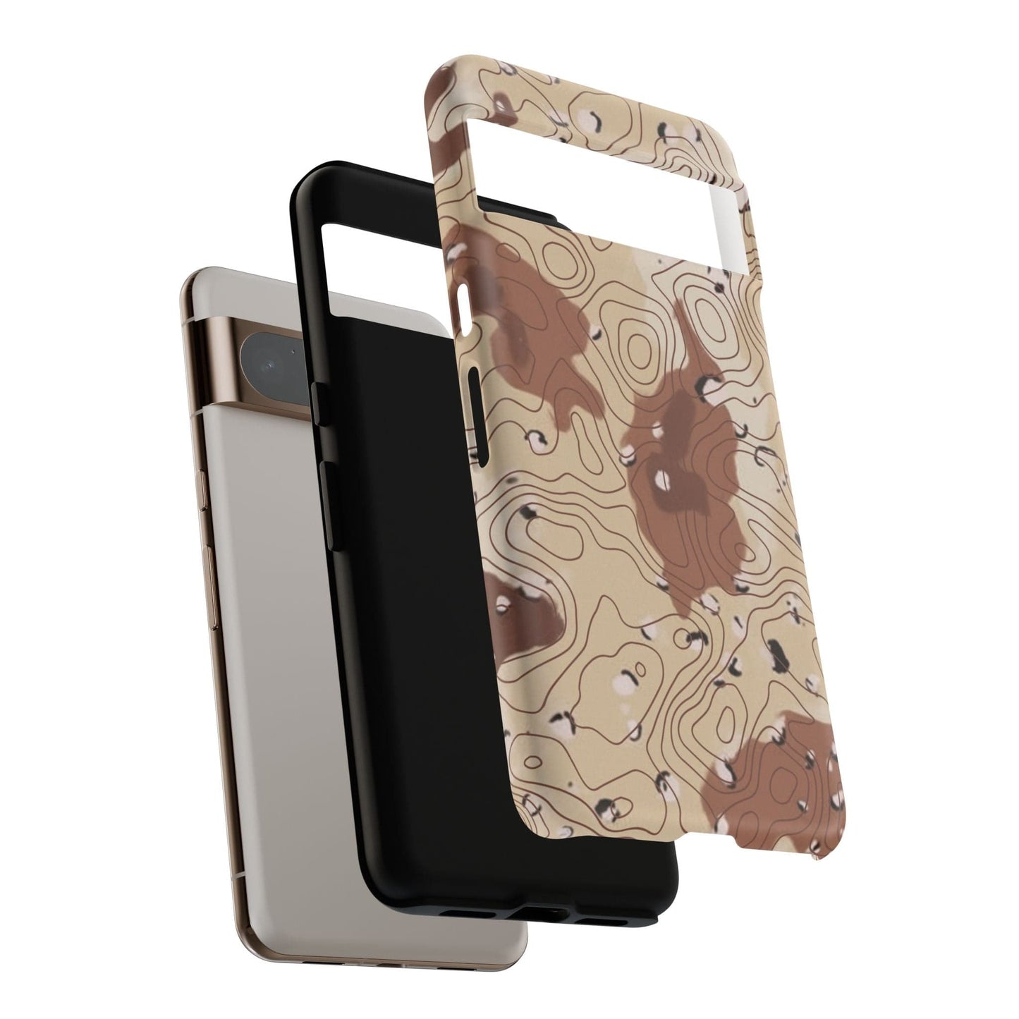 Chocolate Chip Topo Tough Android Case