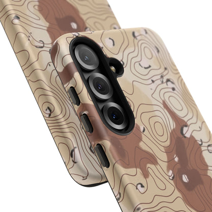 Chocolate Chip Topo Tough Android Case