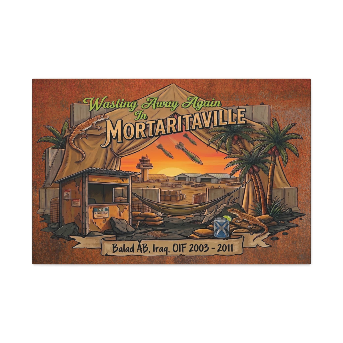 Mortaritaville - Wasting Away Canvas Wall Art