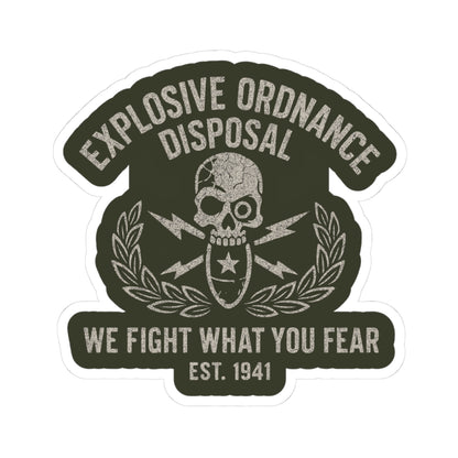 We Fight What You Fear Sticker