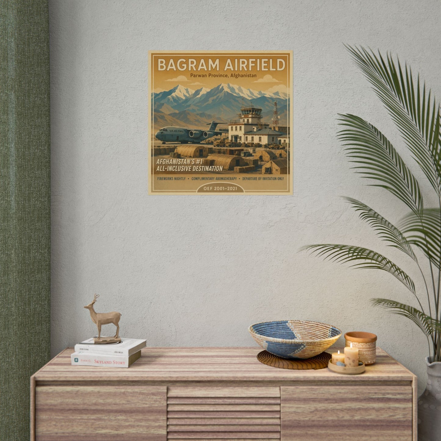 Bagram Travel Poster