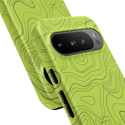 Signal Green Topo Tough Android Case