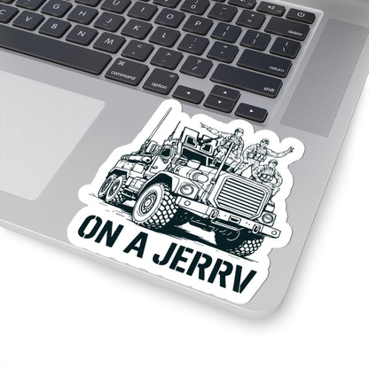 On a JERRV Sticker