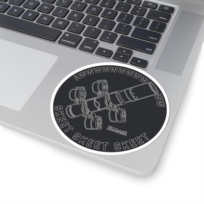 Skeet Skeet Skeet (Black) Sticker