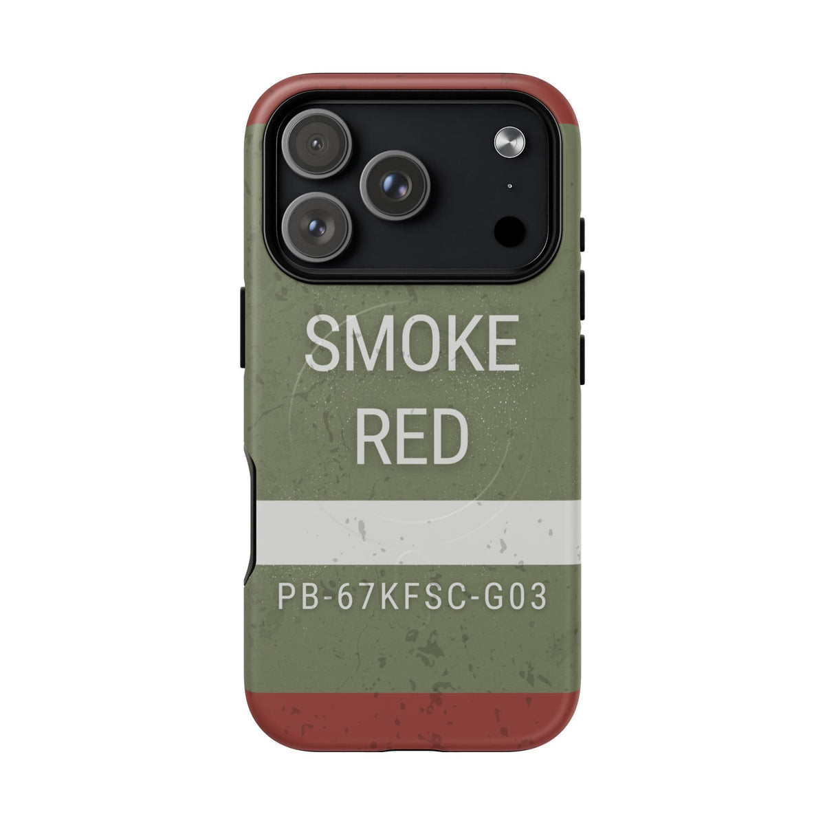 M18 Smoke (Red) Tough Magnetic iPhone Case