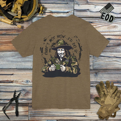 What the Fawkes Says (Back Print) T-Shirt