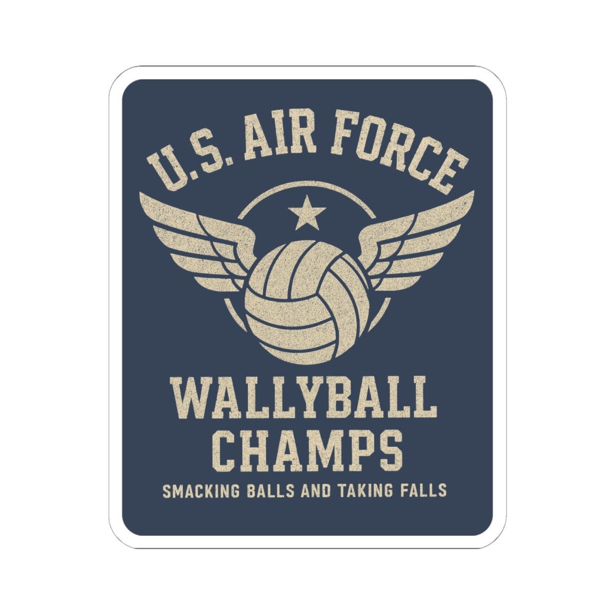 Wallyball Champs Sticker