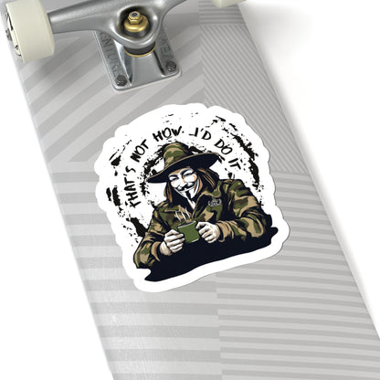 What the Fawkes Says Mk 1 Sticker