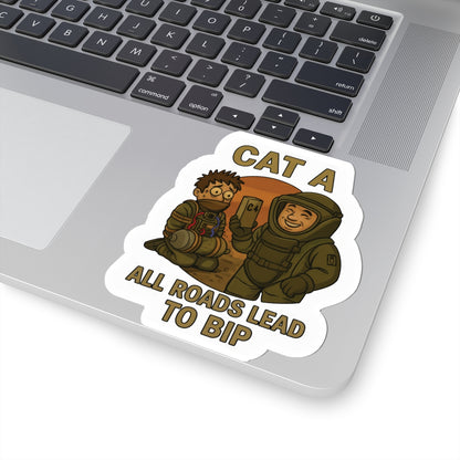 Cat A Sticker
