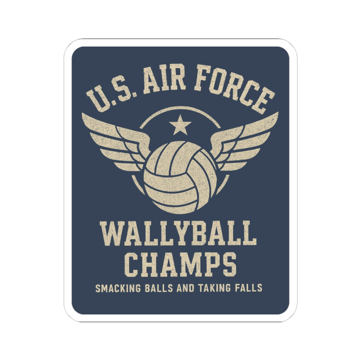 Wallyball Champs Sticker
