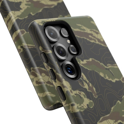 Tiger Stripe Topo Tough Android Case