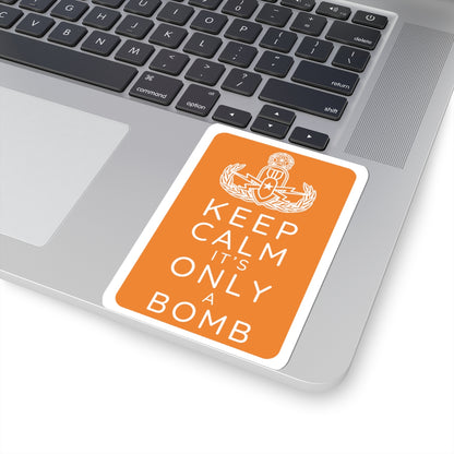 Keep Calm (Orange) Sticker