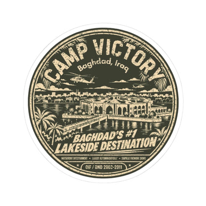 Camp Victory Lakeside Destination Sticker